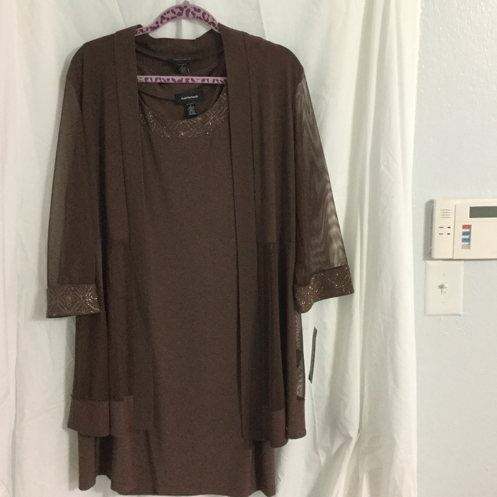 Dress and jacket with a little sparkle